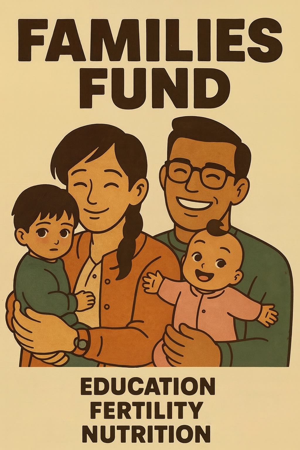 Families Fund Investment Card - Venture capital firm investing in family-focused companies across education, health, fertility, and nutrition sectors